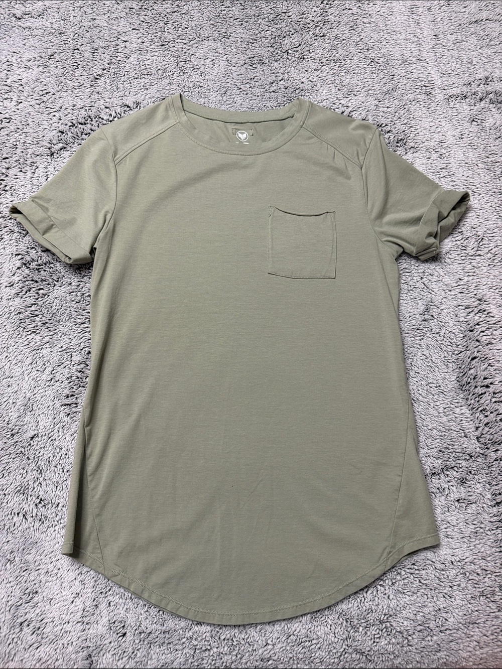 Classic Sage Short Sleeve Pocket Tee by